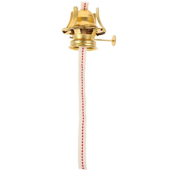 MOVTOTOP 1Pack Oil Lamp Burner Metal and Hemp Rope Material for Adults Home Decoration Use