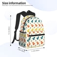 thumbnail image 2 of Pofeuu Colorful Squirrel Print Laptop Backpack Travel Canvas Backpack for School Lightweight and Comfortable Backpack College Backpack Schoolbag, 2 of 6