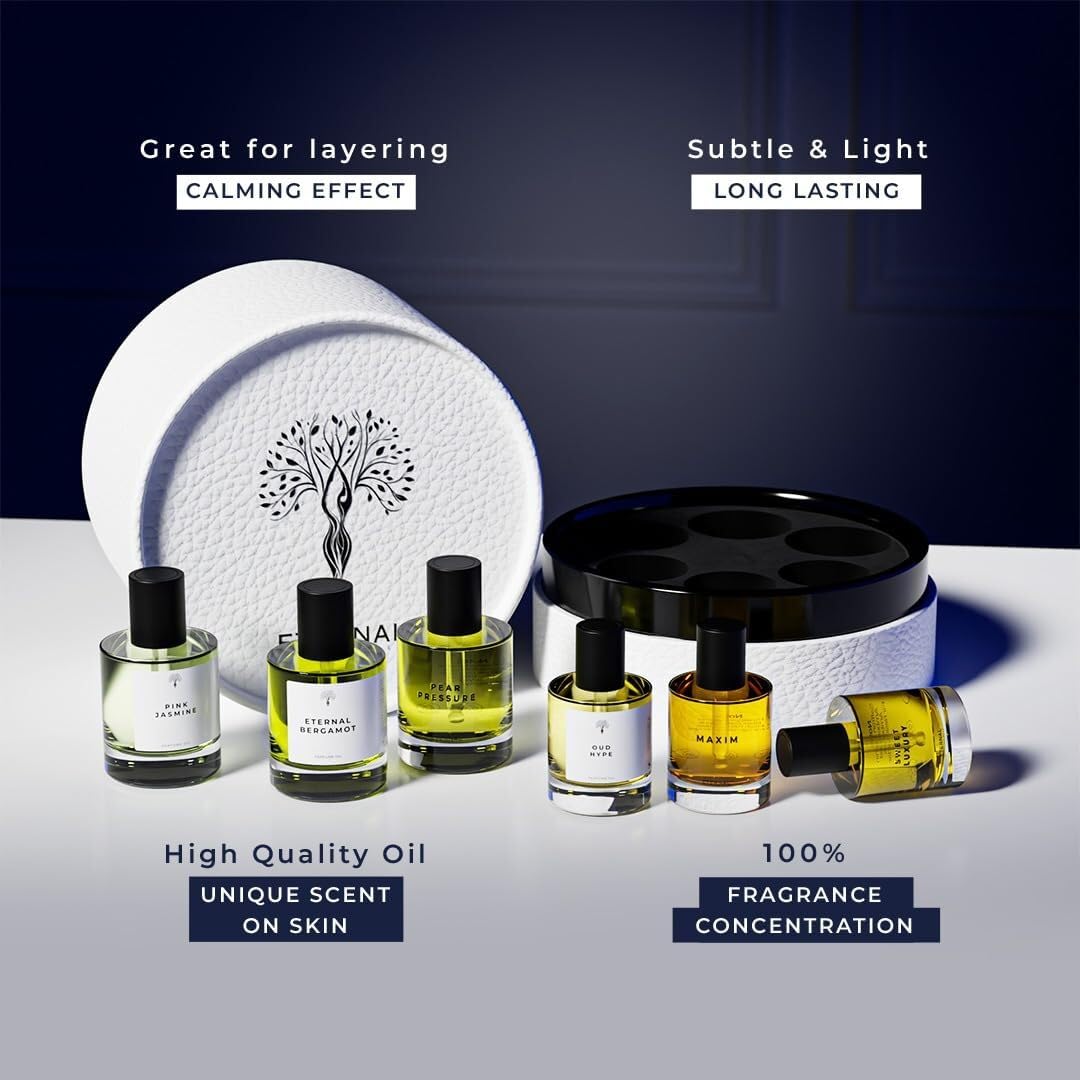 Eternal Perfume Oils Fresh Floral & Amber Gift Set, 6-Piece photo 2