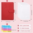 thumbnail image 4 of Budgeting Cash Envelope, 30 Pcs Budget Binders Set, with Cash Envelope, A6 Binder, for Saving Money Envelope Storage Bag, 4 of 6