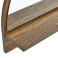 thumbnail image 5 of Modway Moonbeam Arched Mirror in Walnut, 5 of 9