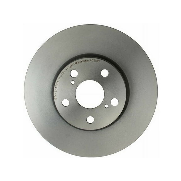 Front Brake Rotor - Compatible with 2009 - 2019 Toyota Corolla 2010 2011 2012 2013 2014 2015 2016 2017 2018