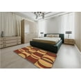 thumbnail image 4 of Ahgly Company Indoor Rectangle Patterned Carrot Orange Area Rugs, 2' x 5', 4 of 6
