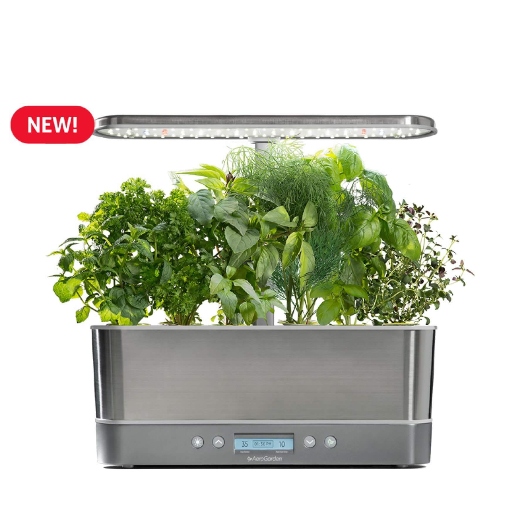 Aerogarden Harvest Elite Slim With Gourmet Herbs Seed Pod Kit Platinum Walmart Canada