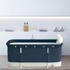 thumbnail image 3 of Vogacara Bañera de baño Confort Cojín Cojín de asiento Bañera de remojo para baño de flores Protección de la piel, 3 of 6