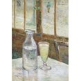 thumbnail image 2 of van Gogh, Vincent 11x14 Black Ornate Wood Framed with Double Matting Museum Art Print Titled - Cafe table with absinth, 2 of 4