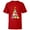 Red, variant on Disney and Pixar’s Toy Story Woody Buzz Ornaments Holiday - Short Sleeve T-Shirt for Kids – Customized-White
