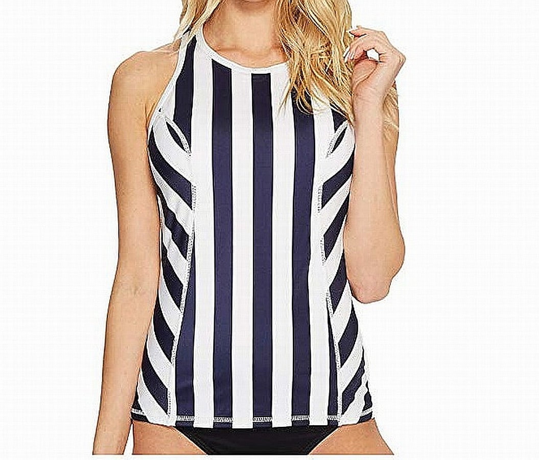 Tommy Bahama Womens Stripe Tankini Top Swimwear XS