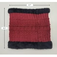 thumbnail image 4 of GRNSHTS Winter Warm Knitted Beanie and Warm Scarf Set for Women, Soft Fleece Lining and Stylish Knit Scarf and Beanie Set (Red), 4 of 6