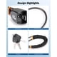 thumbnail image 5 of Cerradura de Volante y Cinturón de Seguridad JOYTUTUS Antirrobo para Auto, 5 of 8