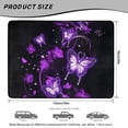 thumbnail image 7 of Yuyamidu Purple Butterfly Trunk Cargo Mat 29" x 39" for Women Non-Slip Rear Trunk Mat, Scratch Resistant Universal Fit for SUVs Sedans, Easy Clean Auto Interior Accessory, 7 of 7