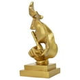 thumbnail image 4 of Adam & Friends Home Decor Silence Is Golden Sculpture | 1-Piece | Gold, 4 of 6