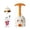 D, variant on Cute Animal Aerodynamic Inflation Powered Car Toy Set, Interactive Balloon-Launcher-Game, Perfect Easter Gifts and Birthday Party Favors , A
