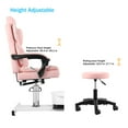 thumbnail image 6 of Pedicure Station No Plumbing, Hydraulic Lift Pedicure Chairs with Stool & Bubble Massage Foot Bath, 360 Swivel Pedicure Chair, Height Adjustable Pedicure Unit Station-Pink, 6 of 9