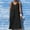 Black A, variant on Zunfeo Women Beach Dress Summer Casual Loose Mini Dress Short Sleeve V-Neck Comfy Holiday Sundress Solid Dress for Vacation