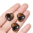 thumbnail image 4 of Sunxin Decorative Stones Crystal Natural Heart Shaped Polished Heart Shaped Gem Rose Quartz Amethyst All Kinds of Healing Crystal Palm Love Gem Set Bulk Energy Balance Meditation 18Mm, 4 of 5