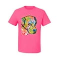 thumbnail image 3 of Neon Lab Dog Lover Shirt | Labrador Dogs Speak To Those Who Listen | Dean Russo Art Animal Lover Men's T-Shirt, Neon Pink, X-Large, 3 of 6