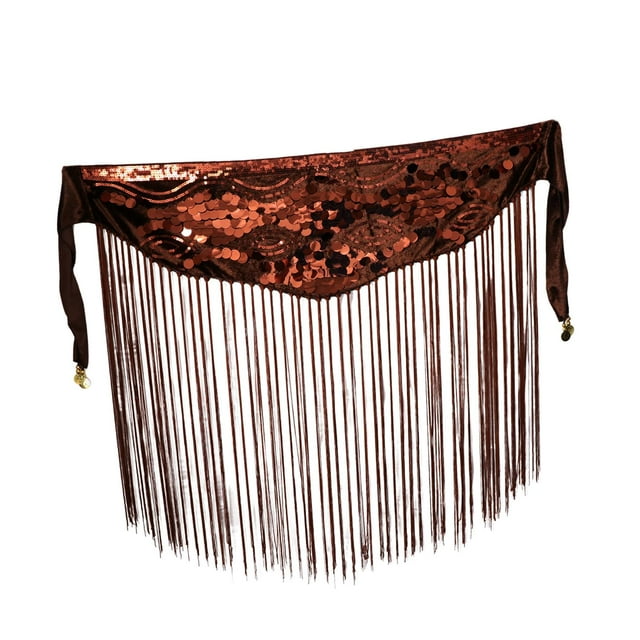 Falda para danza del vientre, pañuelo para la cadera, envoltura para la cintura para teatro, escenario, festival, tango, ropa de club café