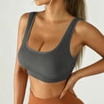 thumbnail image 6 of Nilvkv Bandeau Bra, Strapless Bra, Solid Strapless Seamless Wireless Push Up Anti Slip Basic Gray 32ABC, 6 of 6