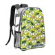thumbnail image 1 of Keroppi RanaMochila transparente temática, resistente y duradera, bolsa see-through para trabajo, deporte, universidad y viaje, 31 × 43 cm, 1 of 6