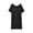Black, variant on Women's Cross Back Nightgowns Loose Fit Sleep Shirt Casual Summer Lounge Loose Comfy Sleepdress