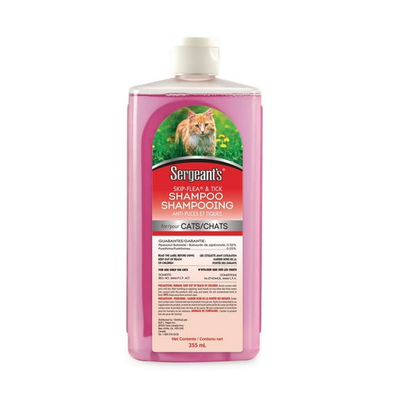 Sergeant's Skip-Flea & Tick Shampoo for Cats, 355 ml