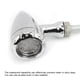 thumbnail image 4 of 2pcs Motorcycle LED Turn Signal Lamp Retro Yellow Red Light Chrome Plated Shell Universal, 4 of 5