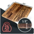 thumbnail image 2 of HEIRLOUM Reclaimed Wood Table Top - Rustic Recycled Solid Wooden Piece Perfect for Kitchens, Dining and Coffee Table Tops (Reclaimed Wood Table Top - Economy, 36" x 36"), 2 of 5