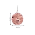 thumbnail image 2 of Efavormart 6 PCS 2" Rose Gold Groovy Glass Mirror Disco Ball Party Decoration for Wedding Event Birthday Party, 2 of 9