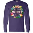 thumbnail image 3 of Inktastic Happy Mother's Day- flowers Long Sleeve T-Shirt, 3 of 5