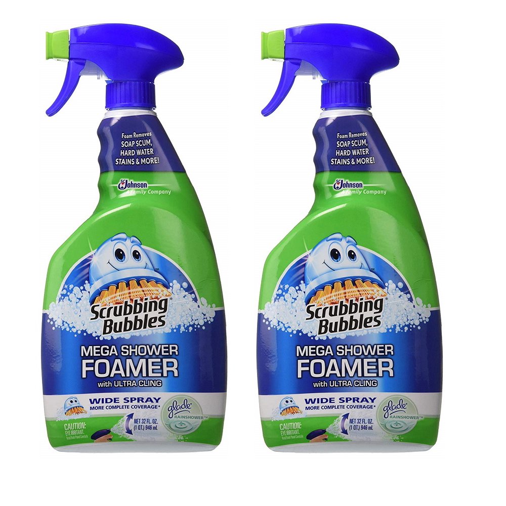 Scrubbing Bubbles Mega Shower Foamer Mousse Ultra Cling Wide Spray