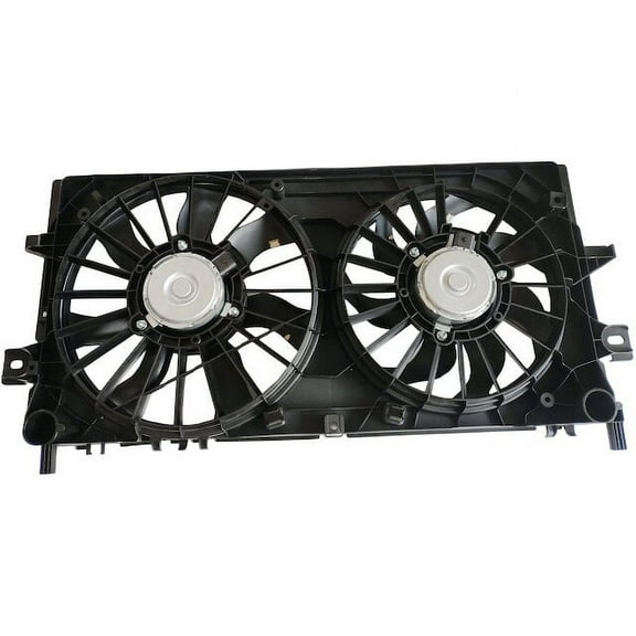 Auxiliary Fan Assembly - Compatible with 2006 - 2013 Chevy Impala 2007 2008 2009 2010 2011 2012