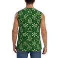 thumbnail image 4 of Goofa Christmas (2) Printed Men's Sleeveless T-Shirt - Athletic Gym Workout Tank Top for Men - Moisture-Wicking, UPF 30+ Quick-Dry Muscle Tee-Large, 4 of 8