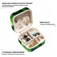 thumbnail image 2 of St. Patrick's Day Portable Square Jewelry Box Earrings Necklaces Bracelets Organizer for Girls and Women, 2 of 6