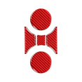 thumbnail image 4 of Carbon Fiber Central Control Cup Holder Panel Cover Trim(red), 4 of 4