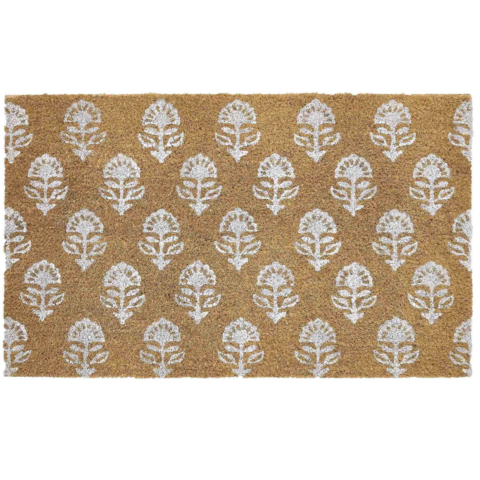 Upgraded Door Mat, Floral Doormat for Front Door Indoor Outdoor Entrance Porch, Welcome Mat Outside 16"x24" D