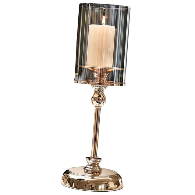 Candelabro decorativo europeo, candelabro de metal, decoración de mesa M