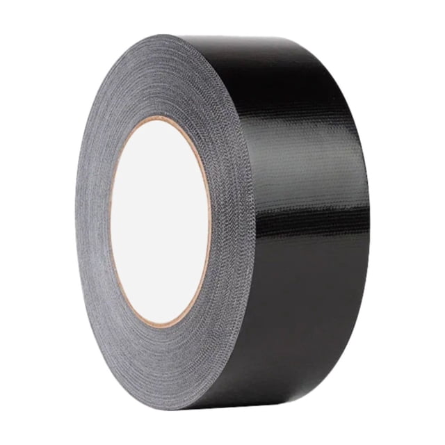 IMENGL Liquidation! Delayuji 2X Rouleau de Ruban Adhésif Rouleau de Rubans Gaffer 50Mmx20M Qualité Robuste Multiusage Noir, Ruban Adhésif Noir Couleur d'Un Seul Côté Solide Haute Viscosité Ruban Sans Joint. Taille Unique Noir