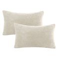 thumbnail image 1 of AQITTI Home Textile - Cojín decorativo rectangular de terciopelo a rayas de pana suave para sofá, 12 unidades, adecuado para sala de estar y dormitorio, 1 of 6