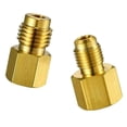 thumbnail image 4 of Adapter R410A 1/4 Sae Quick Connector To 1/2Acme/ 1/2Acme To 1/4Sae Connector R12 To R134A Adapter Gold Hvac Tools, 4 of 7