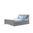 thumbnail image 3 of Max & Lily Full Size Bed Frame with Storage Drawers, Solid Wood Platform Bed for Kids, 3 of 9