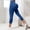 Navy, variant on Women's High Waist Seamless Yoga Pants, Lifting Capri Leggings, 4-Way Stretch Workout Athletic Yoga Pants Navy M