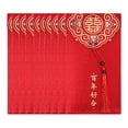 thumbnail image 1 of 10 sobres rojos, bolsas de regalo chinas Hong Bao, paquete de la suerte, bolsillo rojo Reuniendo para siempre, 1 of 9