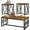 Square Hollow, variant on Cvortll Coffee Table Set, Coffee Table & Two End Side Table, Modern 3-Piece Living Room Table Set