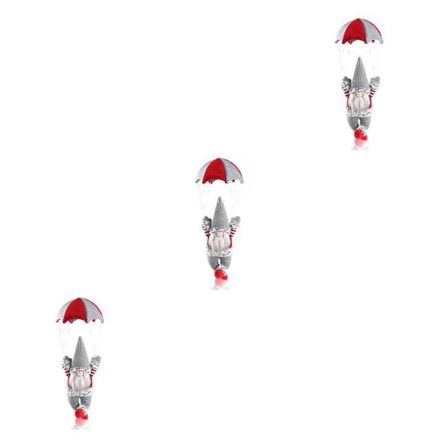Matsuzay Adornos navideños Muñecas colgantes Suministros de decoración Decorativos Gris Gris 3piezas