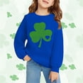 thumbnail image 2 of Mercatoo Kids St 𝐏atricks Day Clothes Girls Boys Irish Cloverss Sweatshirt Pullover Shirts Toddler Long Sleeve Sweater Tops, 2 of 6