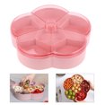 thumbnail image 1 of HEALEEP Dividido Para Snacks Y Secos Con Transparente En Plástico Rosa, 1 of 7