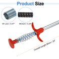 thumbnail image 2 of Uxcell 2pcs Flexible Grabber Claw Pick Up Tool 0.47" Dia. 35" 4 Claws Stainless Steel Cleaning Hook Unclog Sink, 2 of 6
