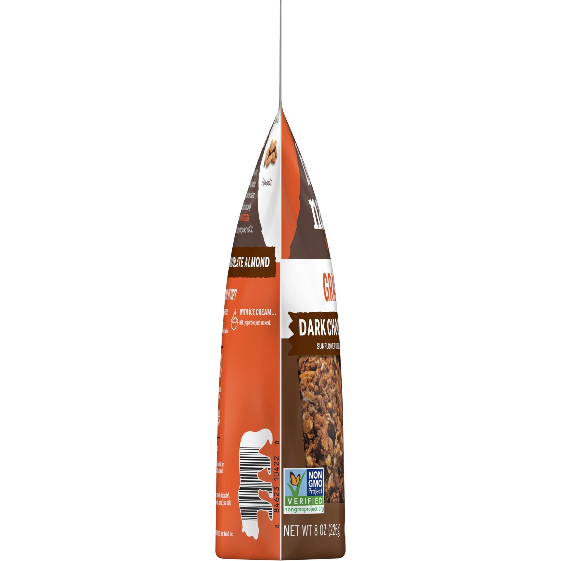 Bear Naked Dark Chocolate Almond Granola Cereal, Gluten Free, 8 oz Bag