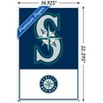 thumbnail image 3 of MLB Seattle Mariners - Logo 22 Wall Poster with Push Pins, 14.725" x 22.375", 3 of 5